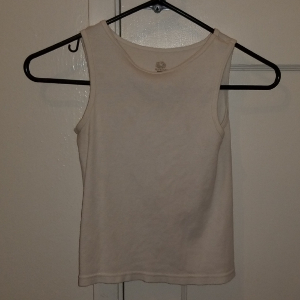White crop top